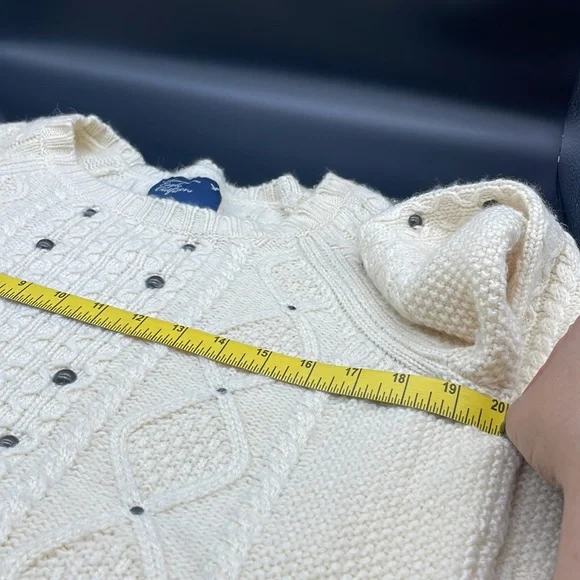 Cream American Eagle Sweater - Picture 7 of 11